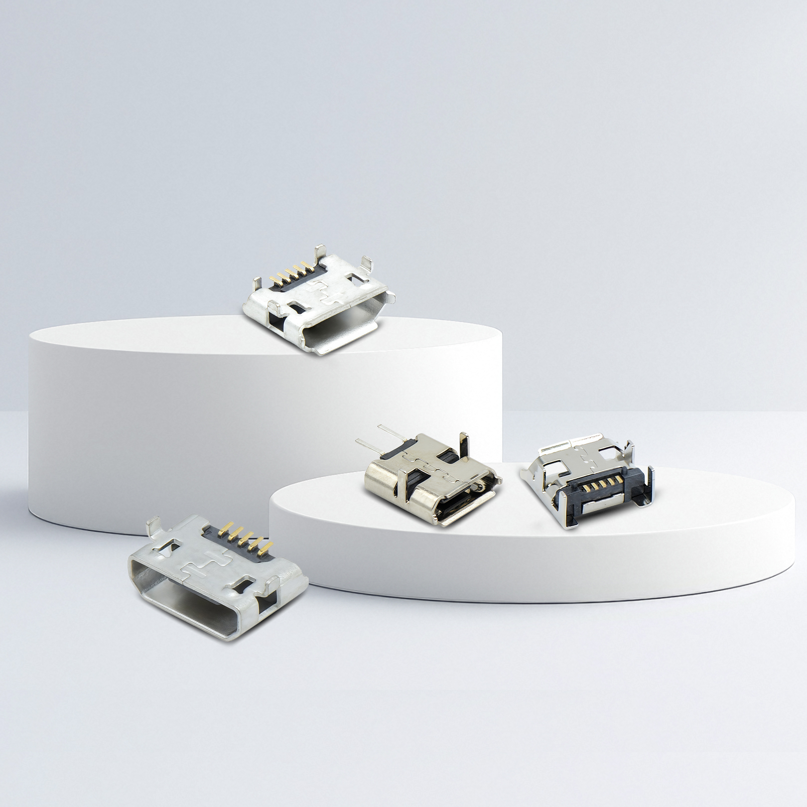 Micro USB 贴板式